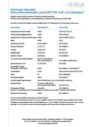 STRATUS Reinigung und Pflege CTM VM